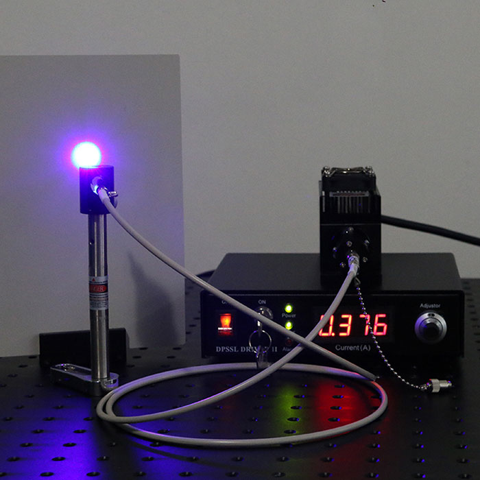 444nm±1nm 4W Fiber Coupled Laser Blue Laser Output CW/TTL/Analog Modulation